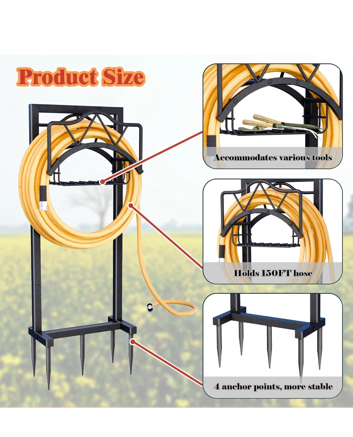 Garden Hose Holder Stand GH5 - photo 5