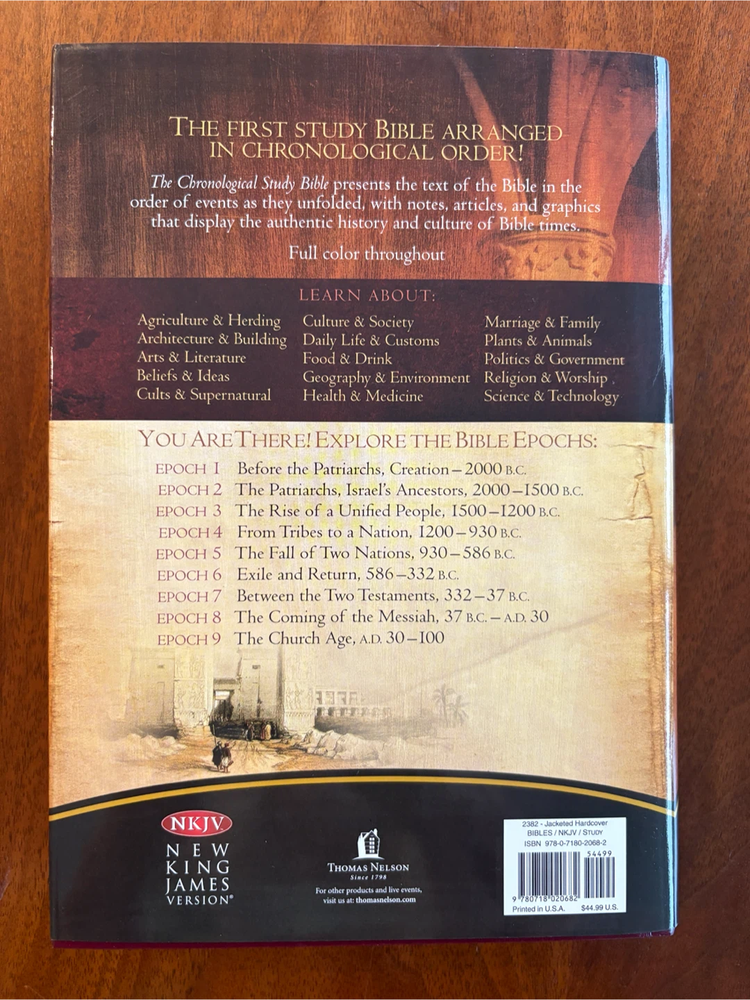 NEW Chronological Study Bible - New King James Version - photo 2