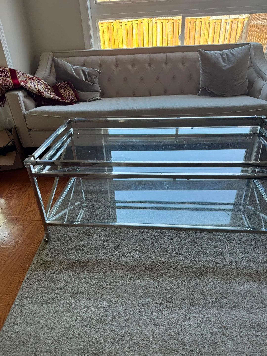 Large coffee table + 4 square table - photo 2