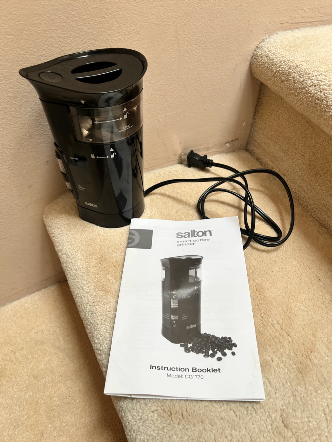 Salton Smart Coffee Grinder CG1770