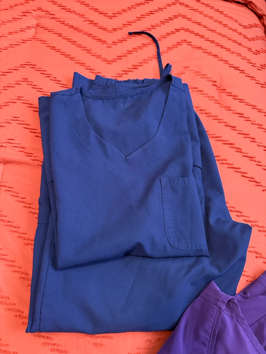 Matrix Scrub Set - Purple, olive , blue, light gray and seagreen - photo 2