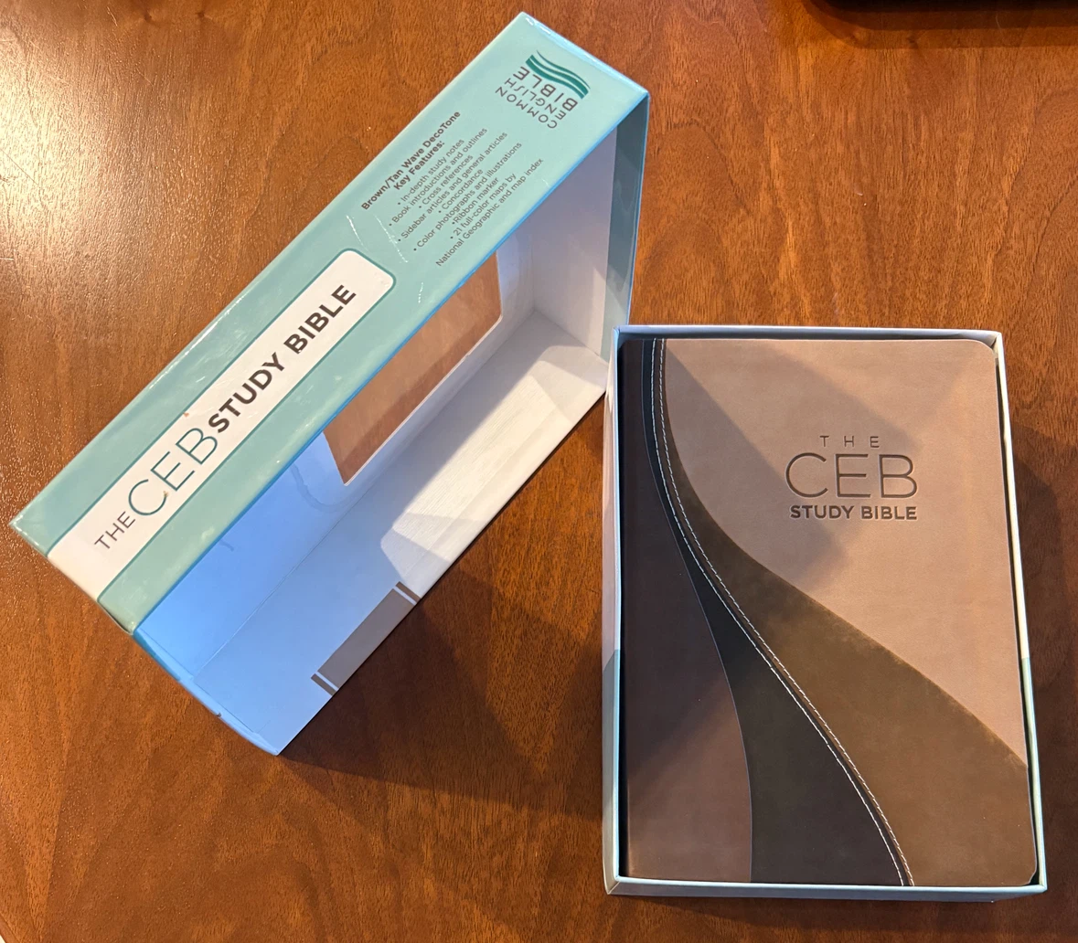 NEW Boxed Leather CEB Study Bible - Common English Bible