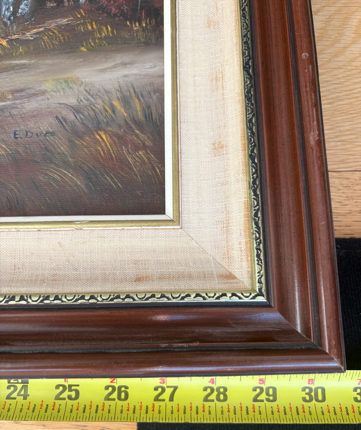 30” x 25” Framed Oil Painting Canadian Artist - photo 4
