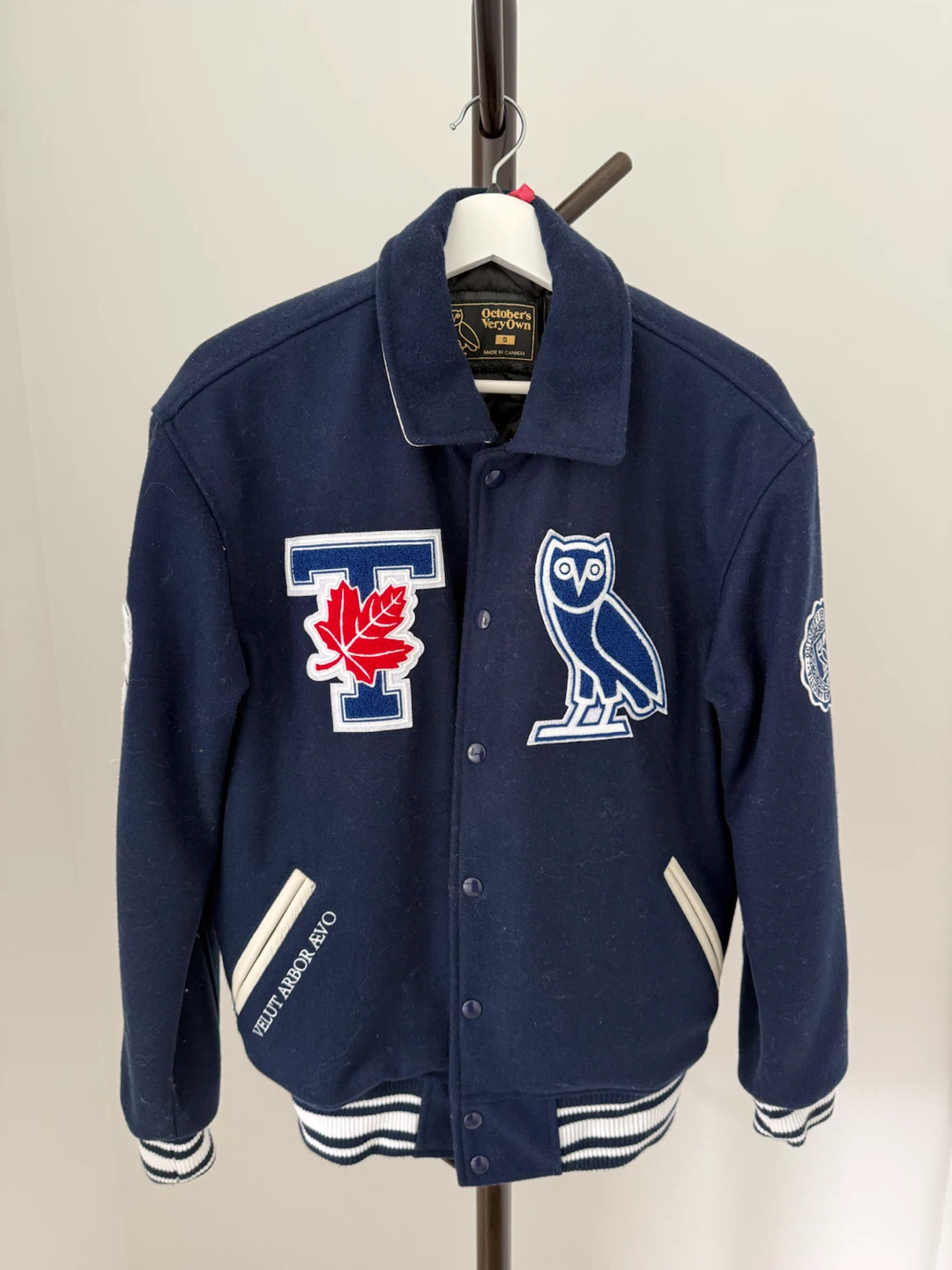 OVO x University of Toronto Varsity Jacket - Size S