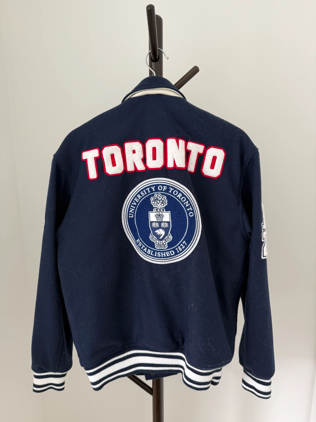OVO x University of Toronto Varsity Jacket - Size S - photo 3