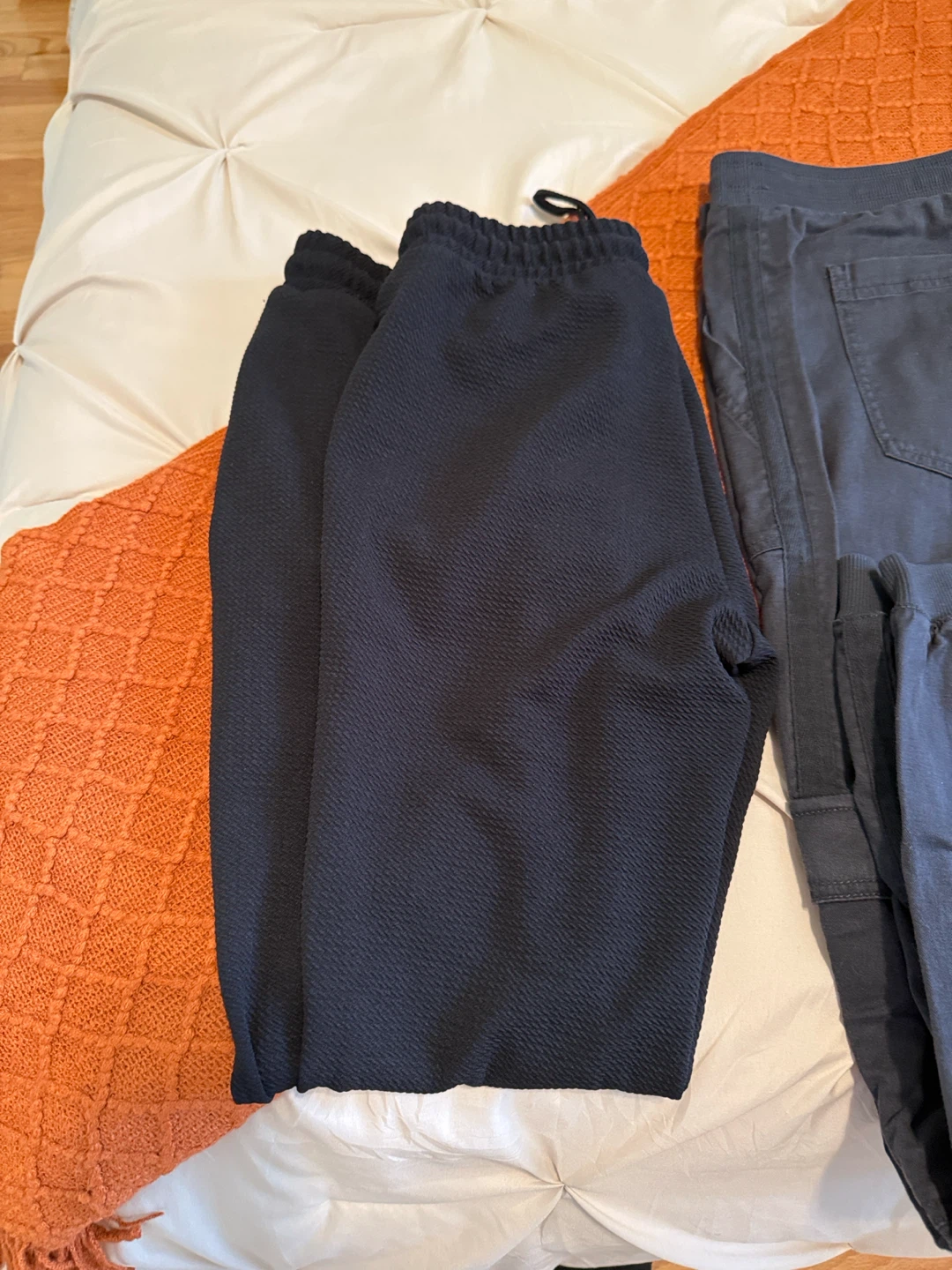 Black Textured Joggers - photo 5