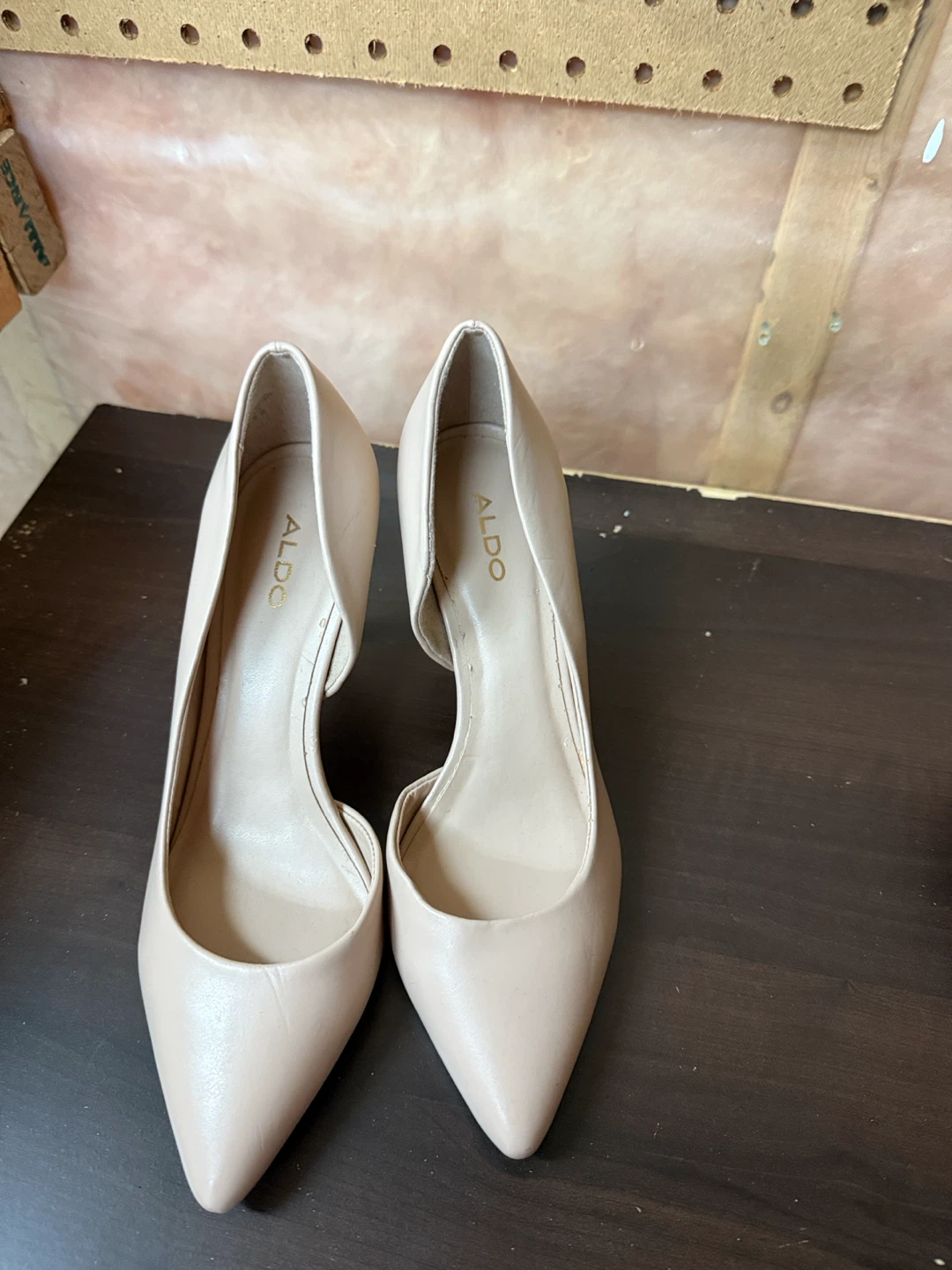 Aldo Women's Beige D'Orsay Heels
