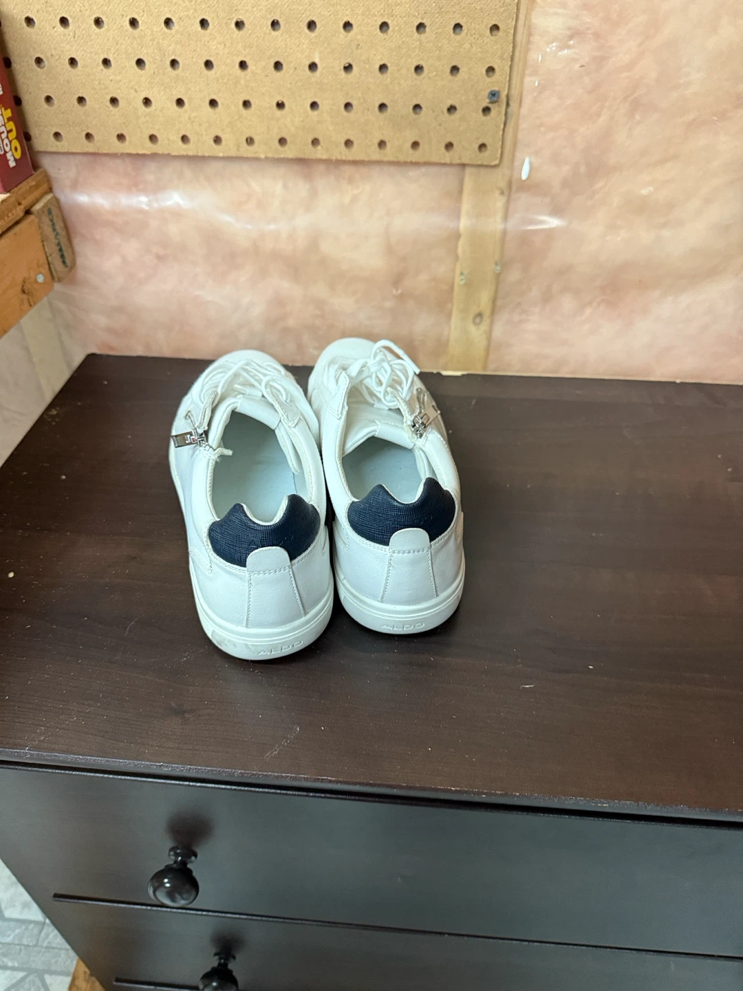 ALDO White Leather Zip Sneakers - photo 3