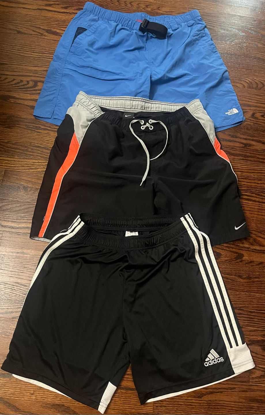 Bundle of 3 Men's Shorts: Nike, Adidas & The North Face - photo 2
