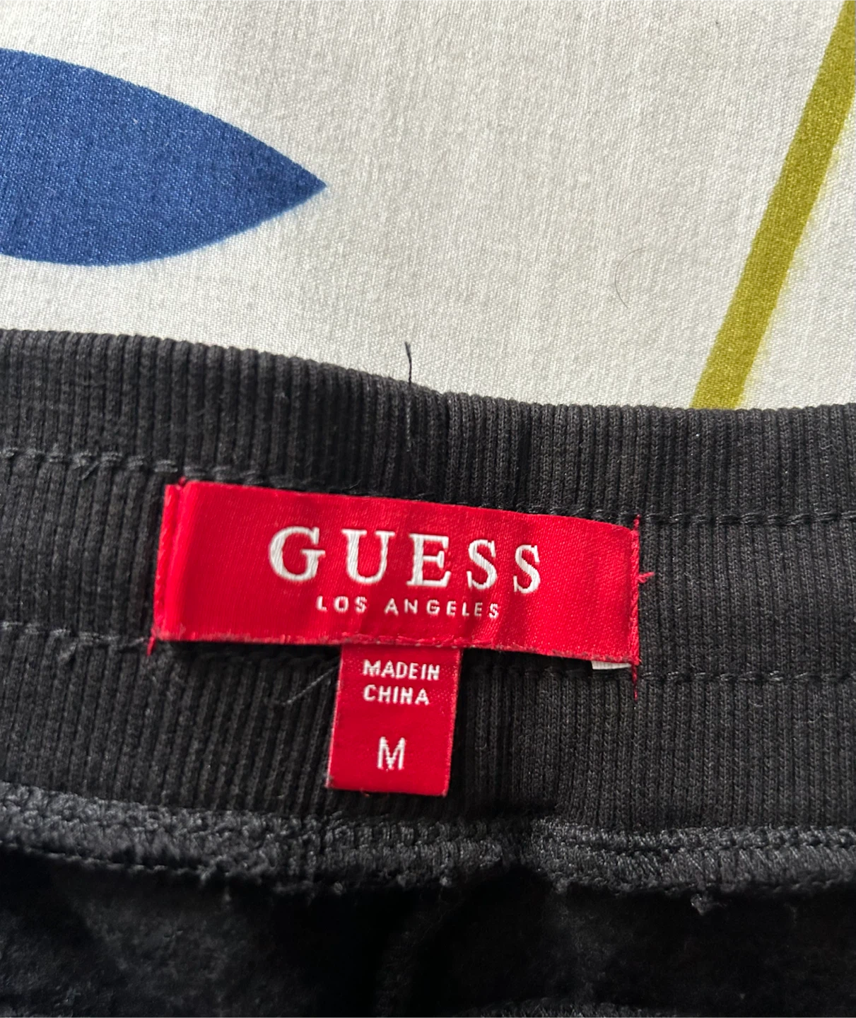 Guess Black Joggers with Logo Tape - Size M - photo 3