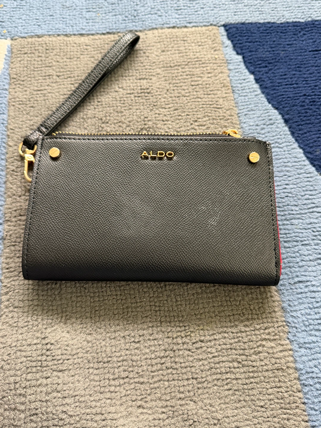 ALDO Black Wristlet Wallet