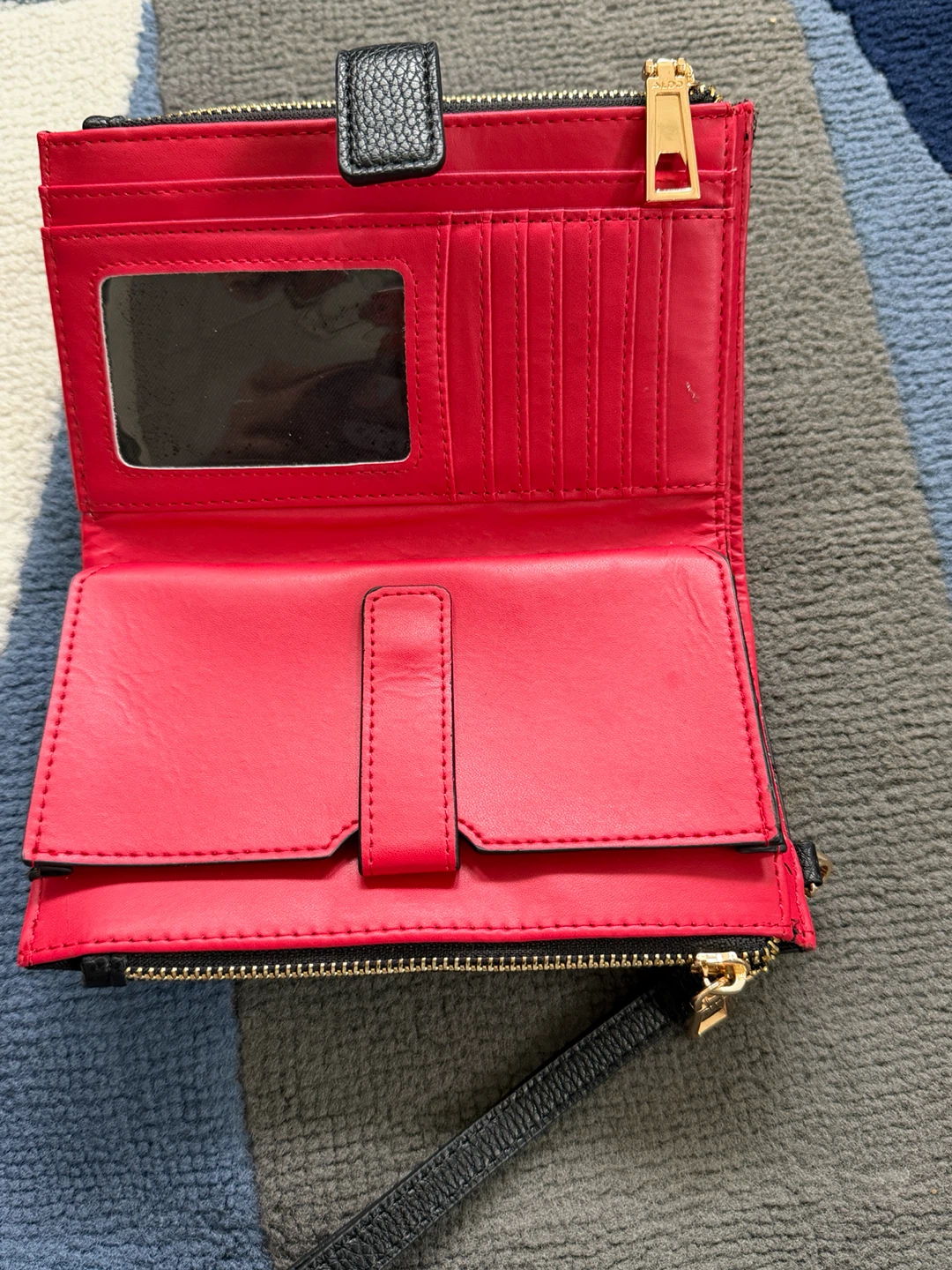 ALDO Black Wristlet Wallet - photo 3