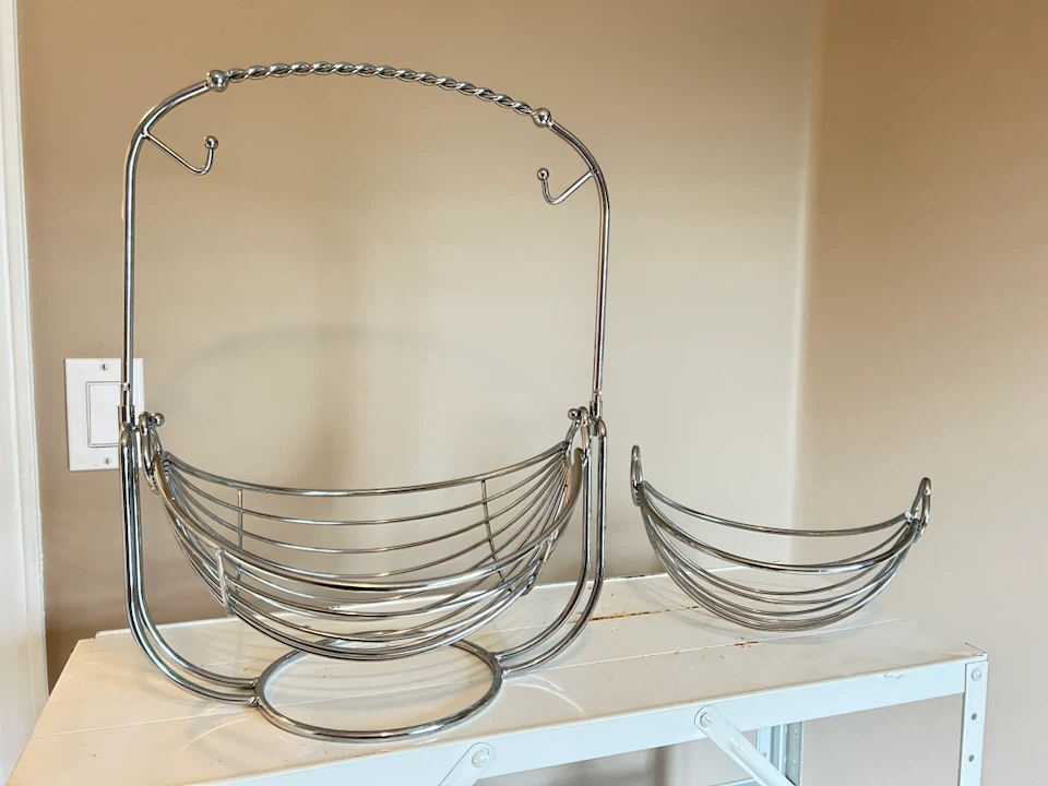 Chrome 2-Tier Fruit Basket - photo 2