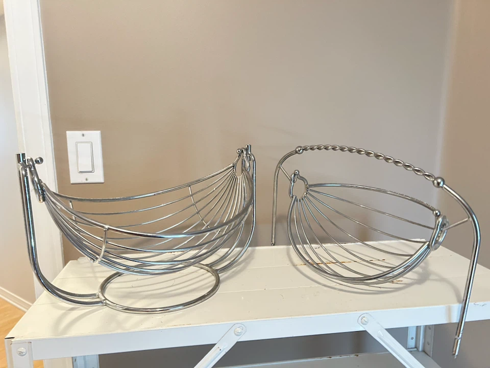 Chrome 2-Tier Fruit Basket - photo 3