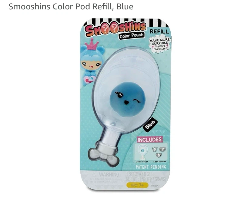Smooshins Color Pod Refill, Blue - photo 3