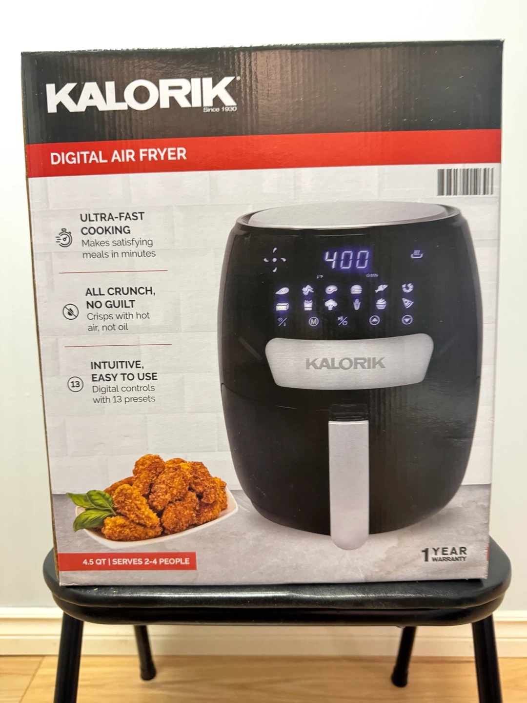 Kalorik Digital Air Fryer 4.5-Quart - photo 3