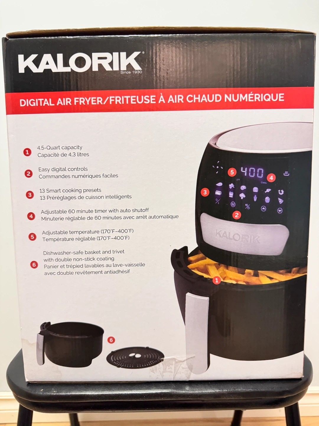 Kalorik Digital Air Fryer 4.5-Quart - photo 4