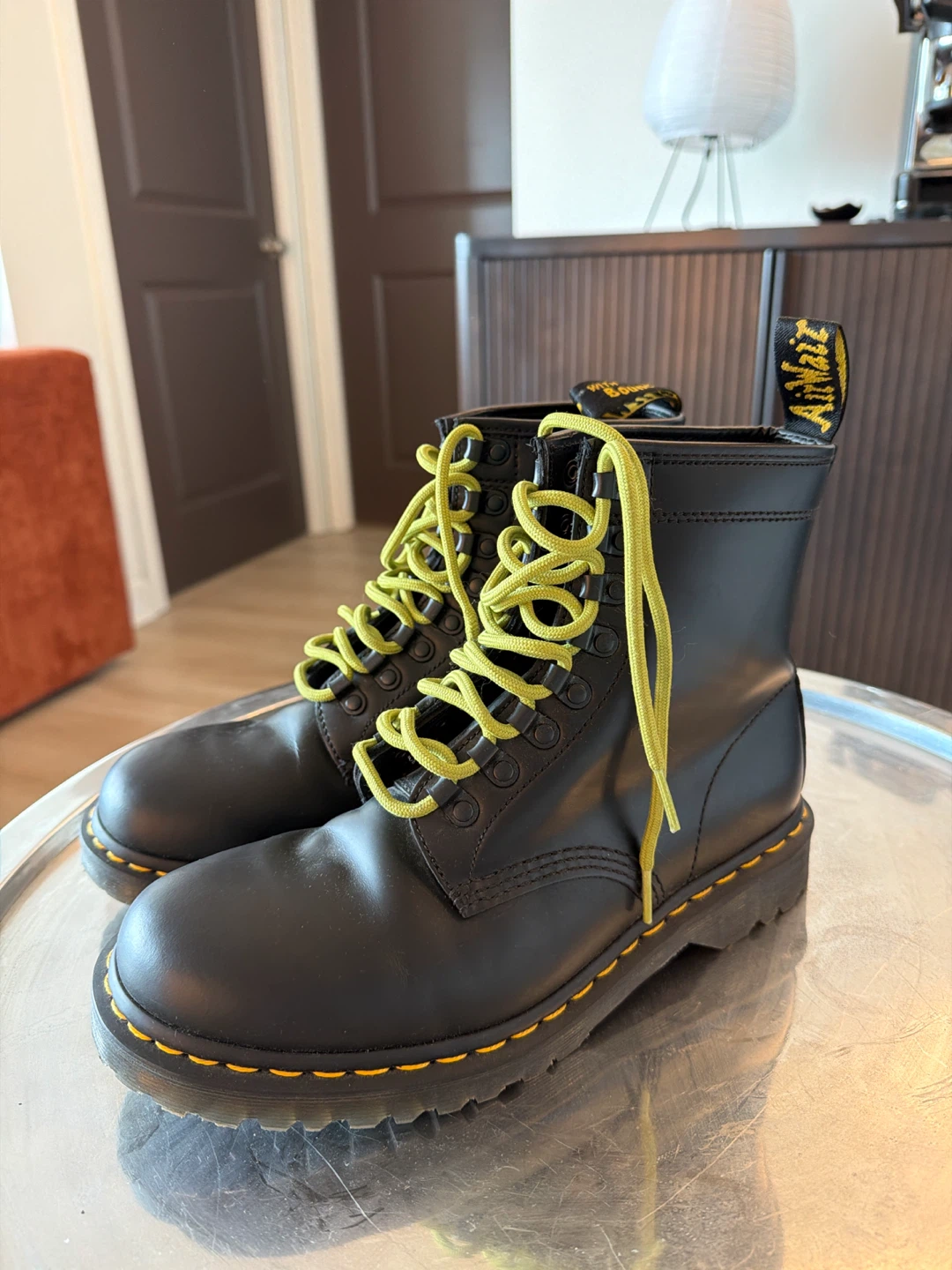 Dr. Martens AirWair Boots with Green Laces - photo 2