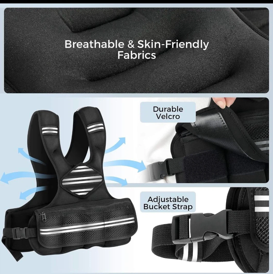 Adjustable Weighted Vest 6-18 LBS - photo 3