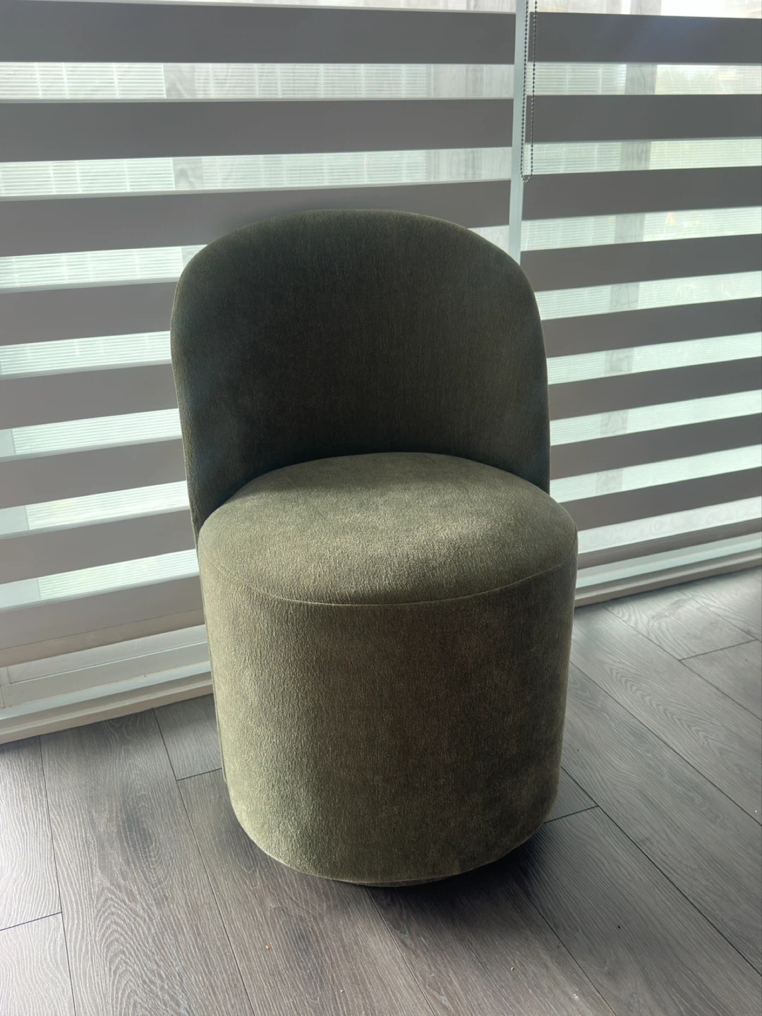 Green Fabric Accent Chair