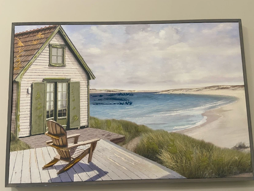Beach Cabin Landscape Wall Art - photo 2