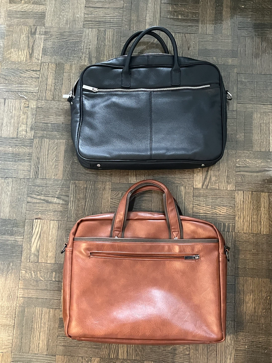 Black and Brown Leather Briefcases
