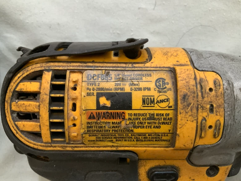 DeWalt Hammer impact drill with 5 amp battery Charger Case - photo 5