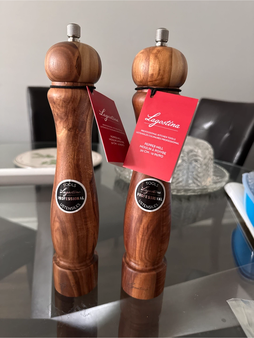 Lagostina Pepper Mill Set - Wood