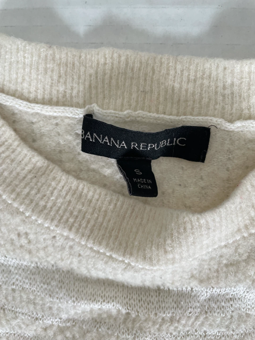 Banana Republic Cream Knit Sweater - photo 2