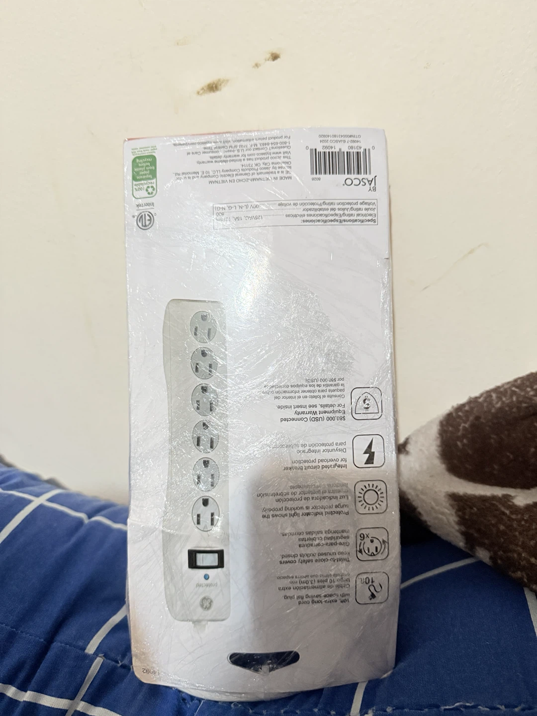 GE Surge Protector 6 Protected Outlets 10ft Cord - photo 2