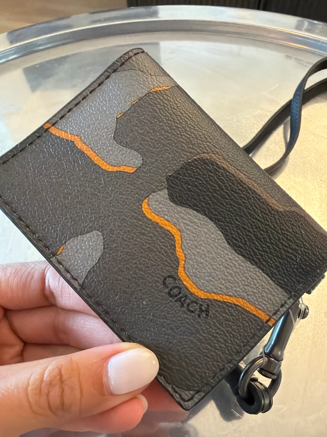 Coach Camo Lanyard Card Holder - photo 4