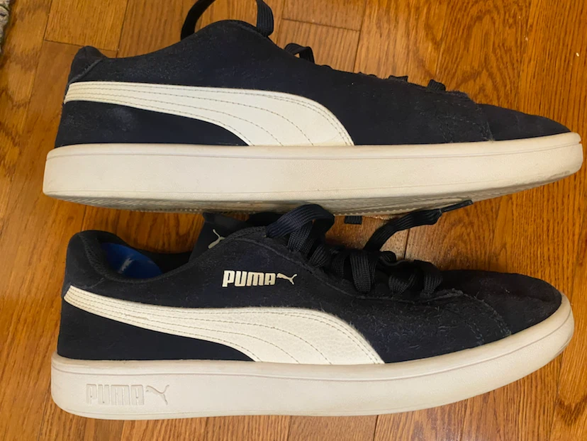 Puma Navy Suede Sneakers - photo 2