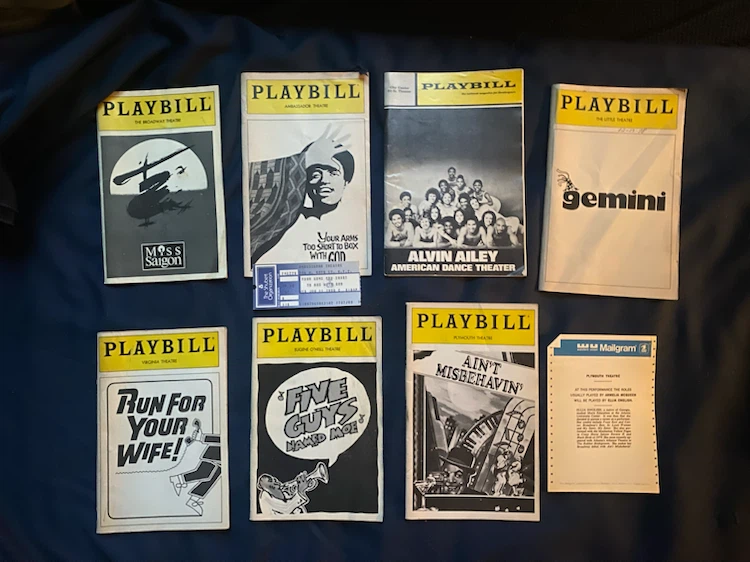 Playbill magazines