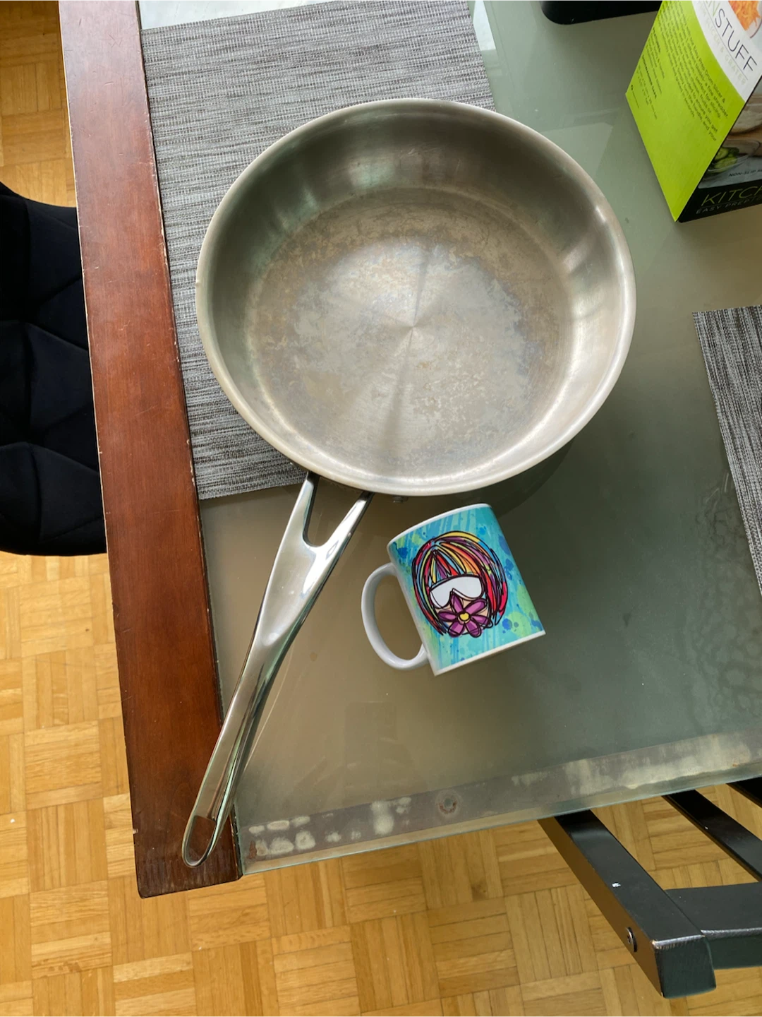 Large Zwilling stainless steel pan (12.5 inches diameter) - photo 2