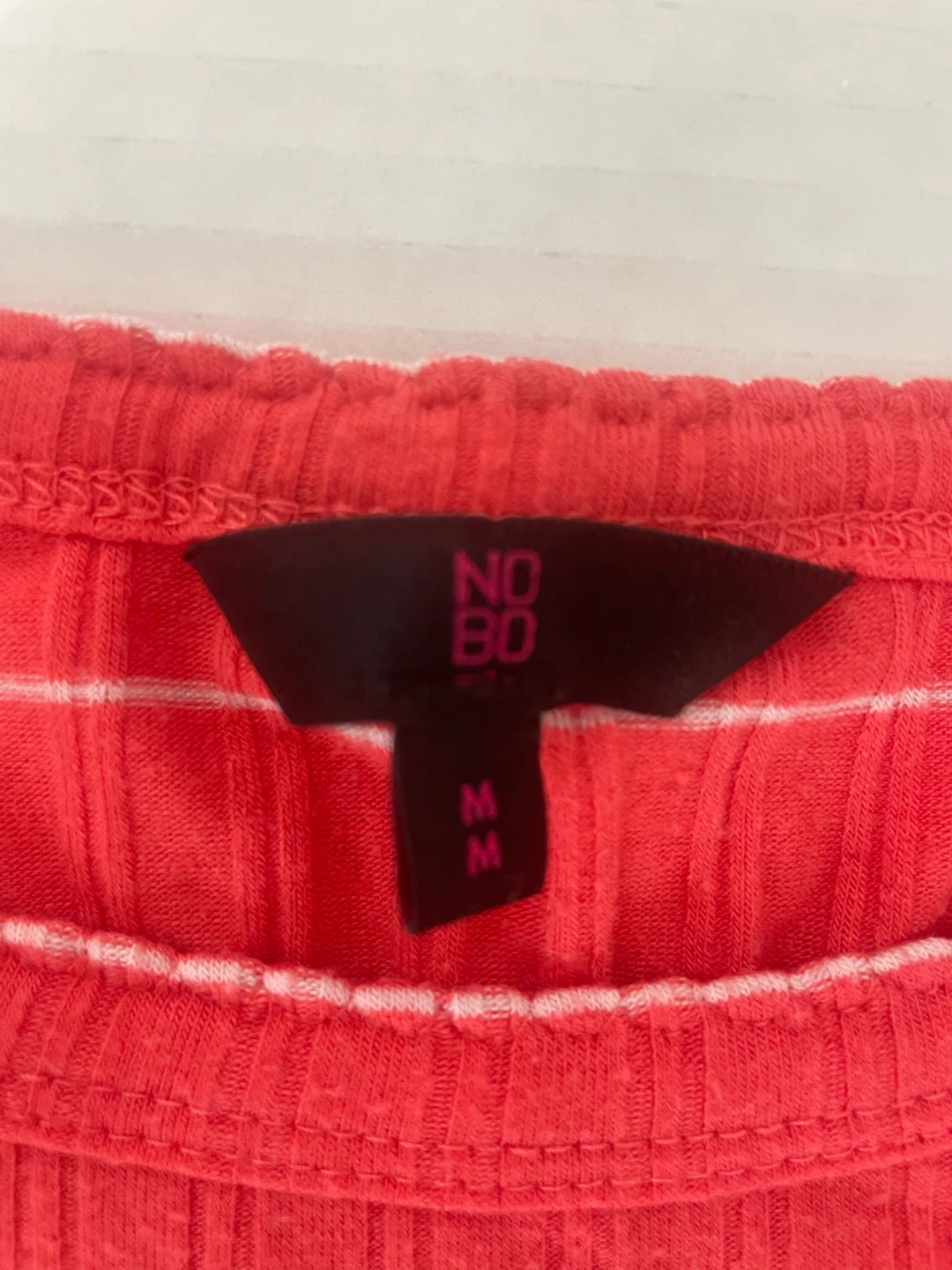 NOBO Striped T-Shirt - Red/White - photo 2