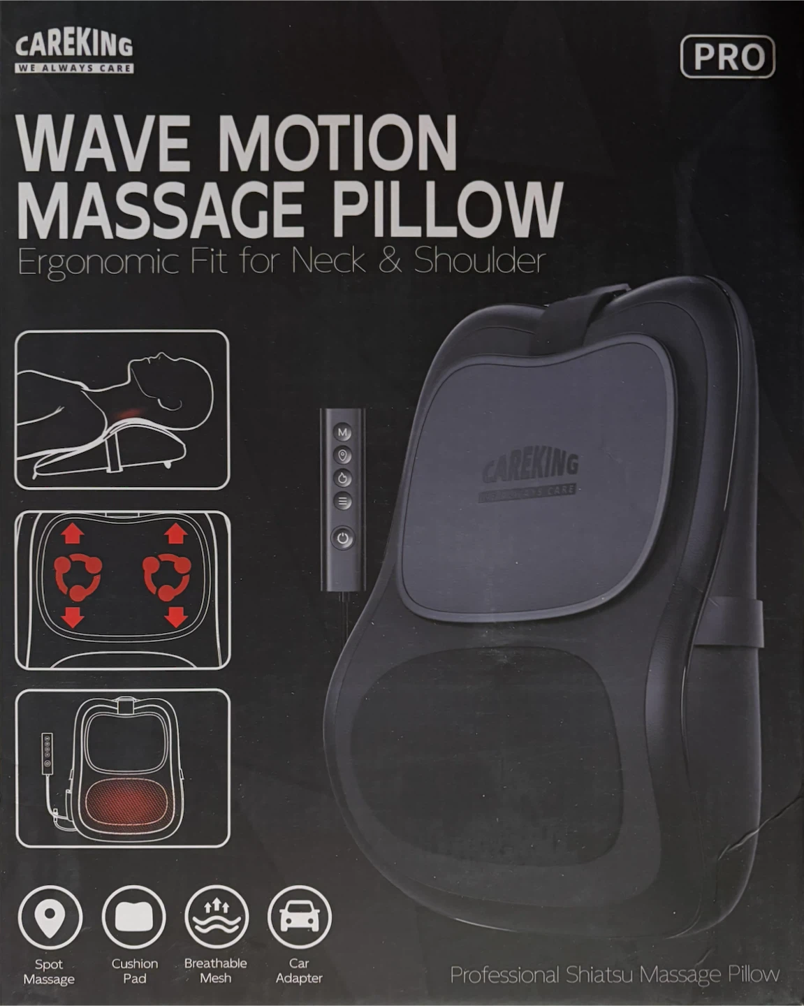 Brand New CAREKING Back and Neck Massager With Heat - photo 2