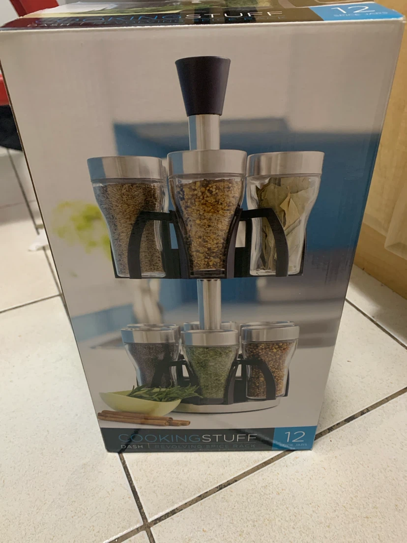 COOKINGSTUFF Dash Revolving Spice Rack