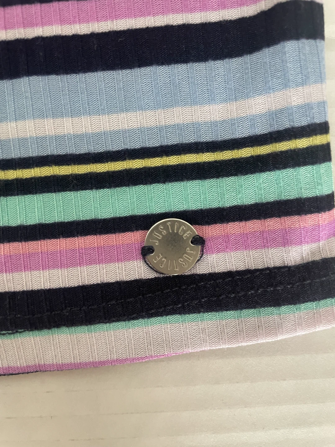 Justice Striped Top - photo 2