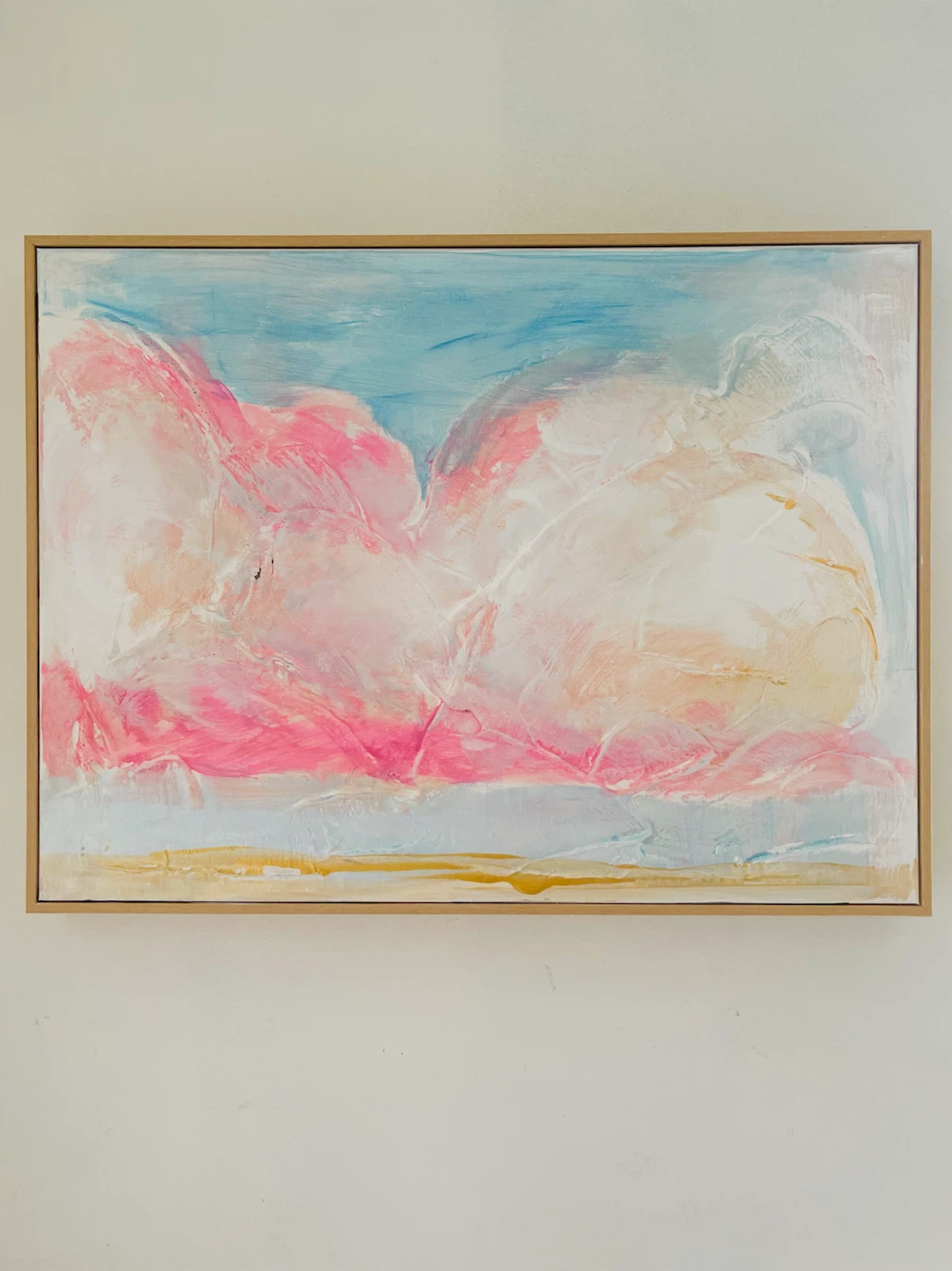 Abstract Cloud Art Framed 18 x 24”