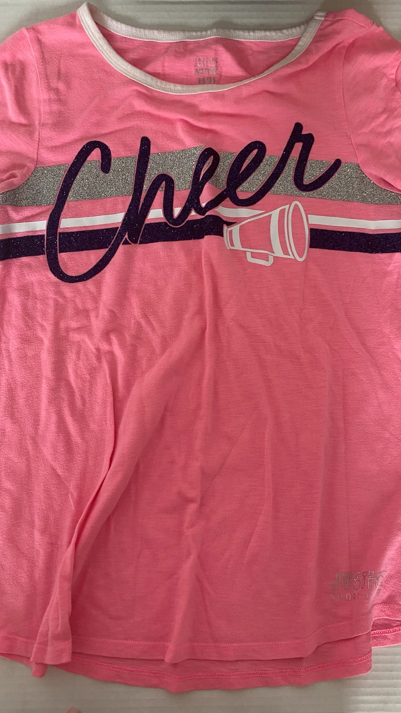 Justice Pink Cheer T-Shirt