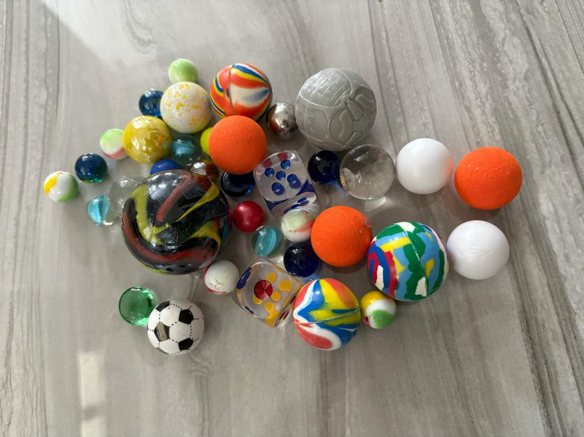 Assorted Marbles and Dice Set - photo 2