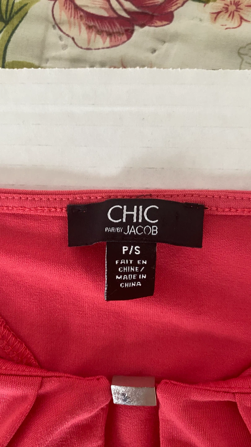 Chic by Jacob Sleeveless Top - Red - photo 2