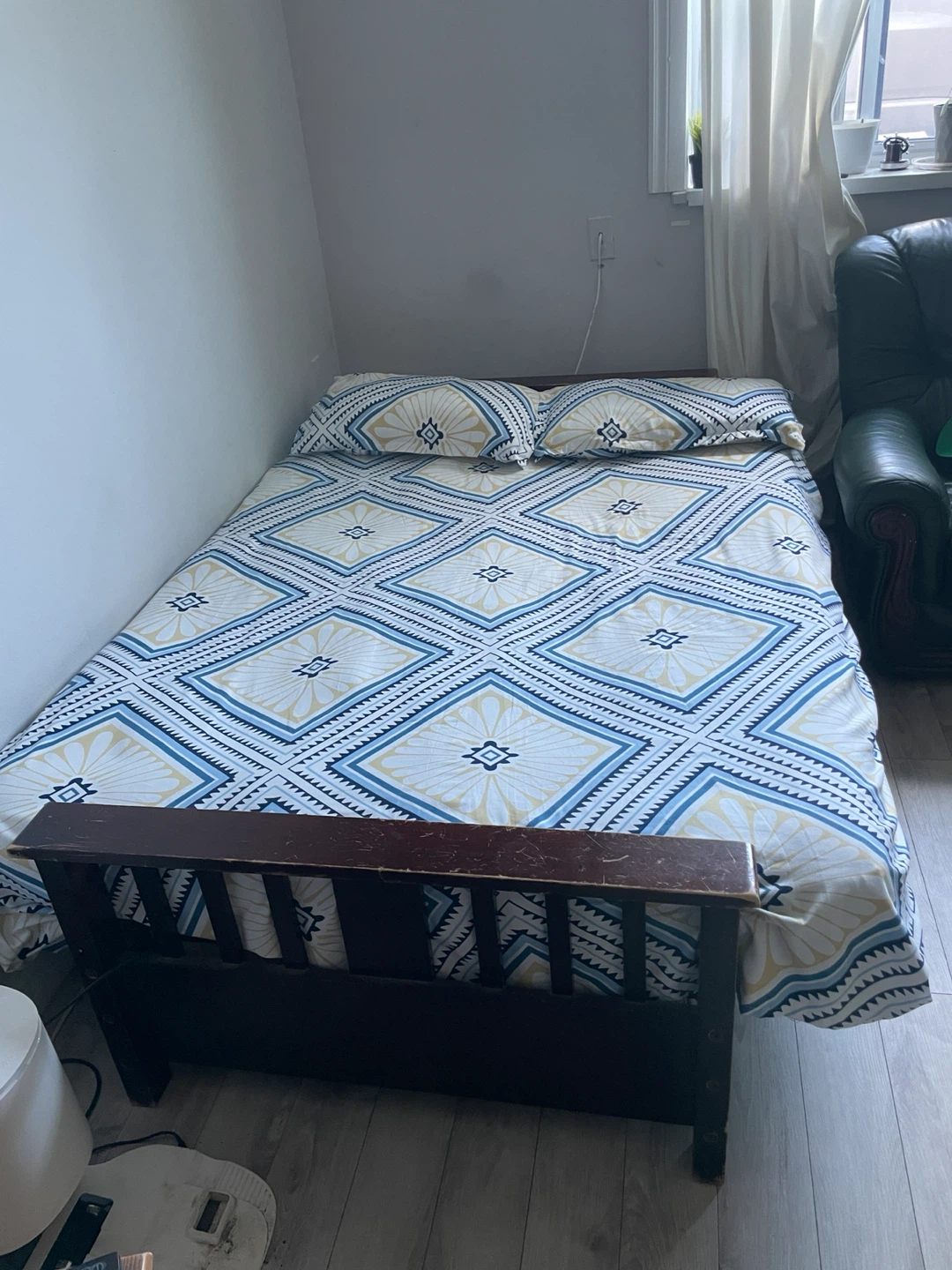 Dark Wood Bed Frame