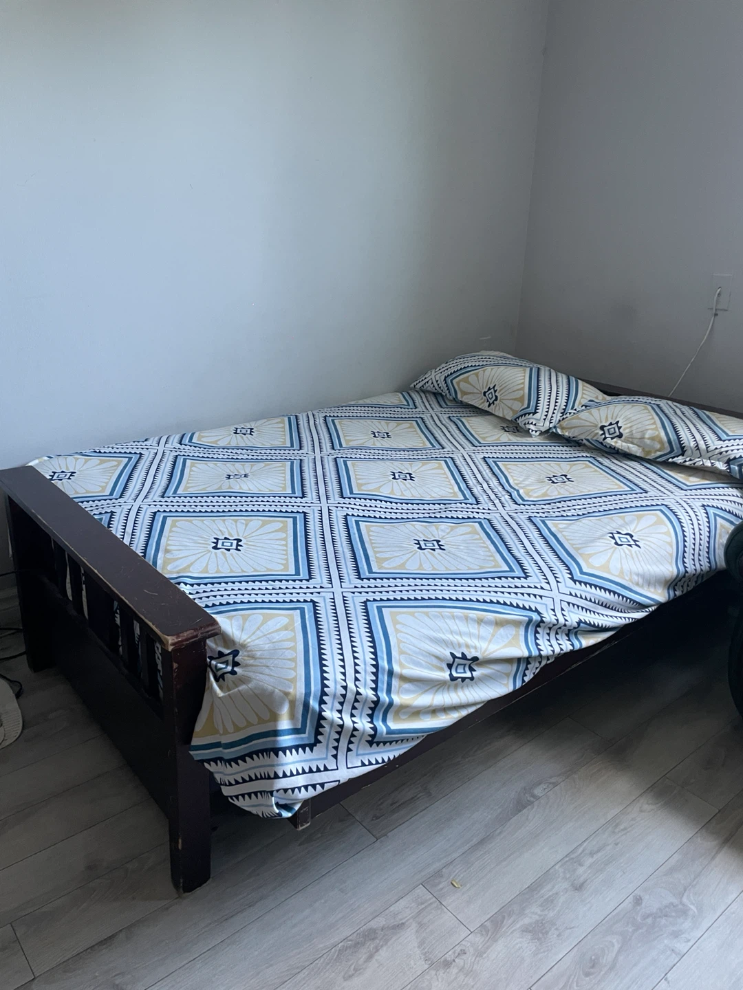 Dark Wood Bed Frame - photo 2