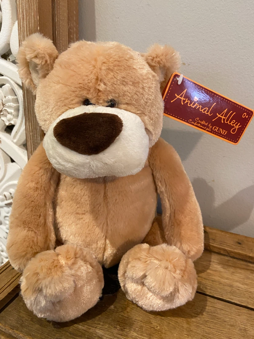 New Animal Alley Hughbert Stuffed Bear 13”