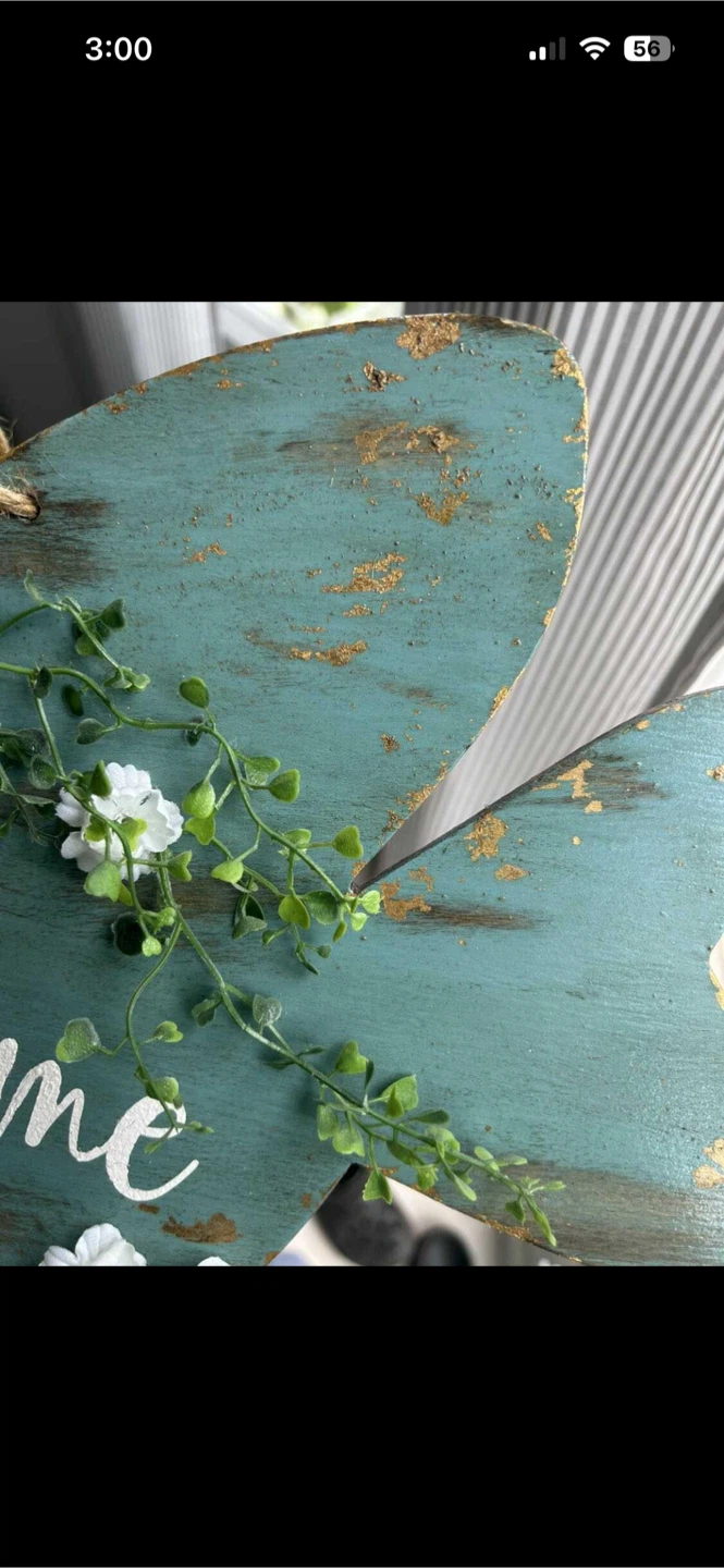 Hand painted wood bird door sign - photo 5