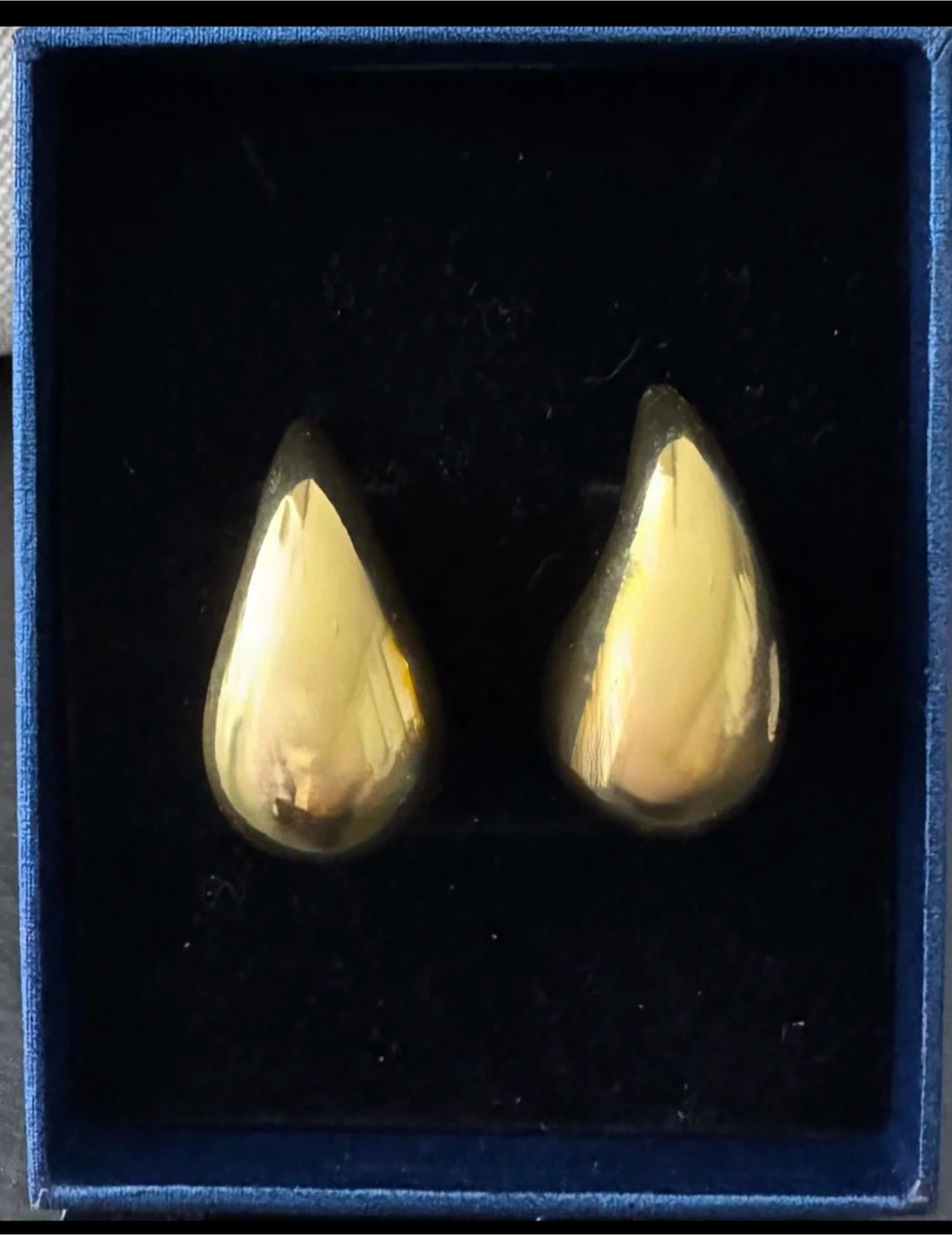 Gold Teardrop Earrings
