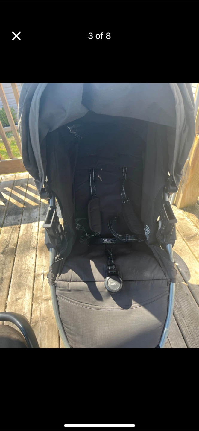 Britax B-Agile Double Stroller with B-Safe Car Seat - photo 3