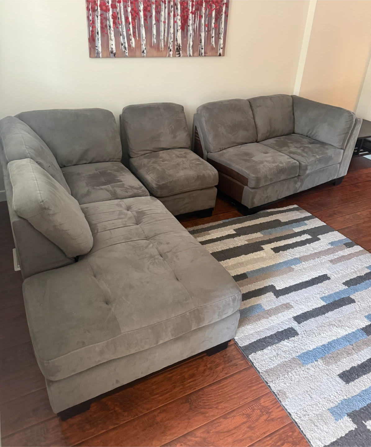Grey Sectional Sofa - photo 2