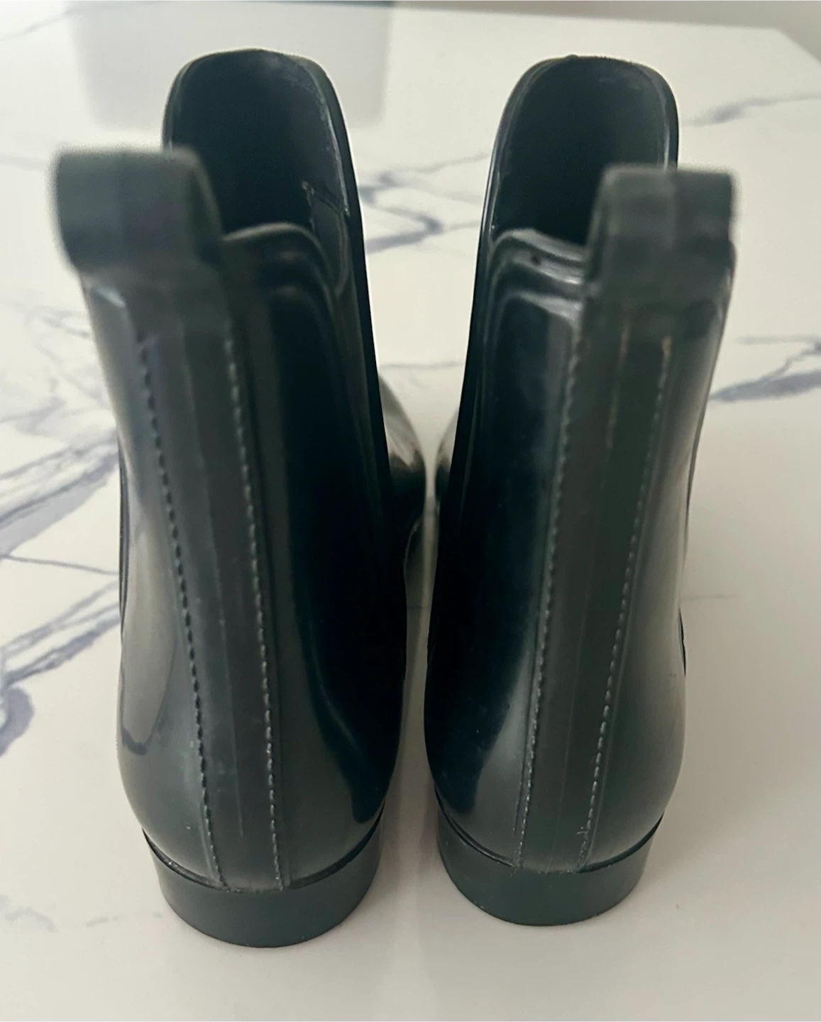 Black Ankle Rain Boots (Women’s Size 9) - photo 3